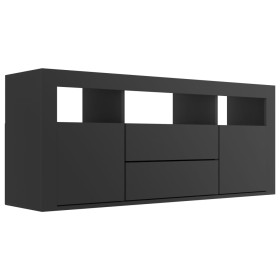 vidaXL TV-Schrank Schwarz 120x30x50 cm Holzwerkstoff