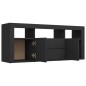 vidaXL TV-Schrank Schwarz 120x30x50 cm Holzwerkstoff vidaXL TV-Schrank Schwarz 120x30x50 cm Holzwerkstoff