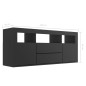 vidaXL TV-Schrank Schwarz 120x30x50 cm Holzwerkstoff vidaXL TV-Schrank Schwarz 120x30x50 cm Holzwerkstoff