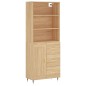 Highboard Sonoma-Eiche 69,5x34x180 cm Holzwerkstoff Highboard Sonoma-Eiche 69,5x34x180 cm Holzwerkstoff