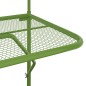 vidaXL Balkontisch Grün 60x40 cm Stahl vidaXL Balkontisch Grün 60x40 cm Stahl