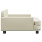 vidaXL Kindersofa Creme 90x53x30 cm Kunstleder vidaXL Kindersofa Creme 90x53x30 cm Kunstleder