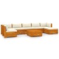vidaXL 8-tlg. Garten-Lounge-Set mit Kissen Massivholz Akazie vidaXL 8-tlg. Garten-Lounge-Set mit Kissen Massivholz Akazie