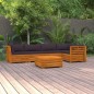vidaXL 6-tlg. Garten-Lounge-Set mit Kissen Massivholz Akazie vidaXL 6-tlg. Garten-Lounge-Set mit Kissen Massivholz Akazie