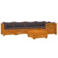 vidaXL 6-tlg. Garten-Lounge-Set mit Kissen Massivholz Akazie vidaXL 6-tlg. Garten-Lounge-Set mit Kissen Massivholz Akazie