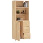 Highboard Sonoma-Eiche 69,5x34x180 cm Holzwerkstoff Highboard Sonoma-Eiche 69,5x34x180 cm Holzwerkstoff