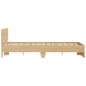 vidaXL Bettgestell mit Kopfteil Sonoma-Eiche 135x190 cm vidaXL Bettgestell mit Kopfteil Sonoma-Eiche 135x190 cm