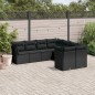 vidaXL 8-tlg. Garten-Sofagarnitur mit Kissen Schwarz Poly Rattan vidaXL 8-tlg. Garten-Sofagarnitur mit Kissen Schwarz Poly Rattan