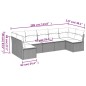 vidaXL 7-tlg. Garten-Sofagarnitur mit Kissen Beige Poly Rattan vidaXL 7-tlg. Garten-Sofagarnitur mit Kissen Beige Poly Rattan