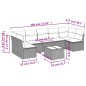 vidaXL 8-tlg. Garten-Sofagarnitur mit Kissen Schwarz Poly Rattan vidaXL 8-tlg. Garten-Sofagarnitur mit Kissen Schwarz Poly Rattan