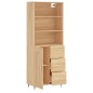 Highboard Sonoma-Eiche 69,5x34x180 cm Holzwerkstoff Highboard Sonoma-Eiche 69,5x34x180 cm Holzwerkstoff