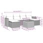 vidaXL 7-tlg. Garten-Sofagarnitur mit Kissen Schwarz Poly Rattan vidaXL 7-tlg. Garten-Sofagarnitur mit Kissen Schwarz Poly Rattan