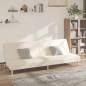 vidaXL Schlafsofa 2-Sitzer Creme Stoff vidaXL Schlafsofa 2-Sitzer Creme Stoff