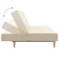 vidaXL Schlafsofa 2-Sitzer Creme Stoff vidaXL Schlafsofa 2-Sitzer Creme Stoff