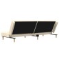 vidaXL Schlafsofa 2-Sitzer Creme Stoff vidaXL Schlafsofa 2-Sitzer Creme Stoff