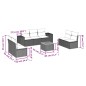 vidaXL 8-tlg. Garten-Sofagarnitur mit Kissen Beige Poly Rattan vidaXL 8-tlg. Garten-Sofagarnitur mit Kissen Beige Poly Rattan