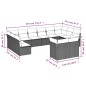 vidaXL 12-tlg. Garten-Sofagarnitur mit Kissen Beige Poly Rattan vidaXL 12-tlg. Garten-Sofagarnitur mit Kissen Beige Poly Rattan