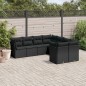 vidaXL 8-tlg. Garten-Sofagarnitur mit Kissen Schwarz Poly Rattan vidaXL 8-tlg. Garten-Sofagarnitur mit Kissen Schwarz Poly Rattan