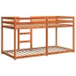 vidaXL Etagenbett Wachsbraun 80x200 cm Massivholz Kiefer vidaXL Etagenbett Wachsbraun 80x200 cm Massivholz Kiefer