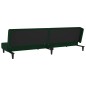 vidaXL Schlafsofa 2-Sitzer mit 2 Kissen Dunkelgrün Samt vidaXL Schlafsofa 2-Sitzer mit 2 Kissen Dunkelgrün Samt