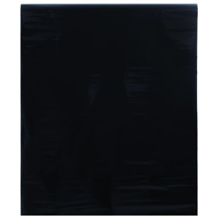 vidaXL Fensterfolie Statisch Matt Schwarz 60x1000 cm PVC