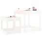 vidaXL Sand-Spieltische 2 Stk. Weiß Massivholz Kiefer vidaXL Sand-Spieltische 2 Stk. Weiß Massivholz Kiefer