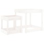 vidaXL Sand-Spieltische 2 Stk. Weiß Massivholz Kiefer vidaXL Sand-Spieltische 2 Stk. Weiß Massivholz Kiefer
