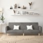 vidaXL Schlafsofa 2-Sitzer Dunkelgrau Stoff vidaXL Schlafsofa 2-Sitzer Dunkelgrau Stoff