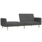 vidaXL Schlafsofa 2-Sitzer Dunkelgrau Stoff vidaXL Schlafsofa 2-Sitzer Dunkelgrau Stoff