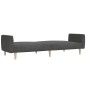 vidaXL Schlafsofa 2-Sitzer Dunkelgrau Stoff vidaXL Schlafsofa 2-Sitzer Dunkelgrau Stoff