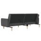 vidaXL Schlafsofa 2-Sitzer Dunkelgrau Stoff vidaXL Schlafsofa 2-Sitzer Dunkelgrau Stoff