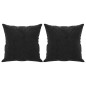 vidaXL 2-Sitzer-Sofa mit Zierkissen Schwarz 140 cm Samt vidaXL 2-Sitzer-Sofa mit Zierkissen Schwarz 140 cm Samt