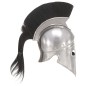 vidaXL Griechischer Krieger-Helm Antik Replik LARP Silbern Stahl vidaXL Griechischer Krieger-Helm Antik Replik LARP Silbern Stahl