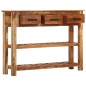 vidaXL Sideboard mit 3 Schubladen 110x30x80 cm Massivholz Palisander vidaXL Sideboard mit 3 Schubladen 110x30x80 cm Massivholz Palisander