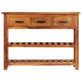 vidaXL Sideboard mit 3 Schubladen 110x30x80 cm Massivholz Palisander
