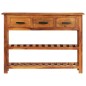 vidaXL Sideboard mit 3 Schubladen 110x30x80 cm Massivholz Palisander vidaXL Sideboard mit 3 Schubladen 110x30x80 cm Massivholz Palisander