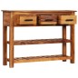 vidaXL Sideboard mit 3 Schubladen 110x30x80 cm Massivholz Palisander vidaXL Sideboard mit 3 Schubladen 110x30x80 cm Massivholz Palisander
