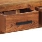 vidaXL Sideboard mit 3 Schubladen 110x30x80 cm Massivholz Palisander vidaXL Sideboard mit 3 Schubladen 110x30x80 cm Massivholz Palisander