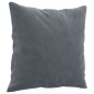 vidaXL 2-Sitzer-Sofa mit Zierkissen Dunkelgrau 140 cm Samt vidaXL 2-Sitzer-Sofa mit Zierkissen Dunkelgrau 140 cm Samt