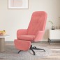 vidaXL Relaxsessel mit Fußstütze Rosa Samt vidaXL Relaxsessel mit Fußstütze Rosa Samt
