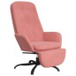 vidaXL Relaxsessel mit Fußstütze Rosa Samt vidaXL Relaxsessel mit Fußstütze Rosa Samt