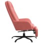 vidaXL Relaxsessel mit Fußstütze Rosa Samt vidaXL Relaxsessel mit Fußstütze Rosa Samt