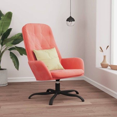 vidaXL Relaxsessel Rosa Samt