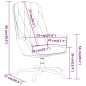 vidaXL Relaxsessel Rosa Samt vidaXL Relaxsessel Rosa Samt