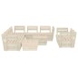10-tlg. Garten-Paletten-Lounge-Set Imprägniertes Fichtenholz 10-tlg. Garten-Paletten-Lounge-Set Imprägniertes Fichtenholz