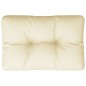 vidaXL Palettenkissen Creme 50x40x12 cm Stoff vidaXL Palettenkissen Creme 50x40x12 cm Stoff