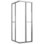 vidaXL Duschkabine Halbmatt ESG 90x70x180 cm Schwarz vidaXL Duschkabine Halbmatt ESG 90x70x180 cm Schwarz