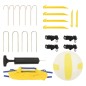 vidaXL Volleyballnetz Gelb und Schwarz 823x244 cm PE-Gewebe vidaXL Volleyballnetz Gelb und Schwarz 823x244 cm PE-Gewebe