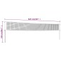 vidaXL Volleyballnetz Gelb und Schwarz 823x244 cm PE-Gewebe vidaXL Volleyballnetz Gelb und Schwarz 823x244 cm PE-Gewebe