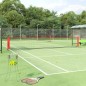 vidaXL Tennisnetz Schwarz und Rot 600x100x87 cm Polyester vidaXL Tennisnetz Schwarz und Rot 600x100x87 cm Polyester